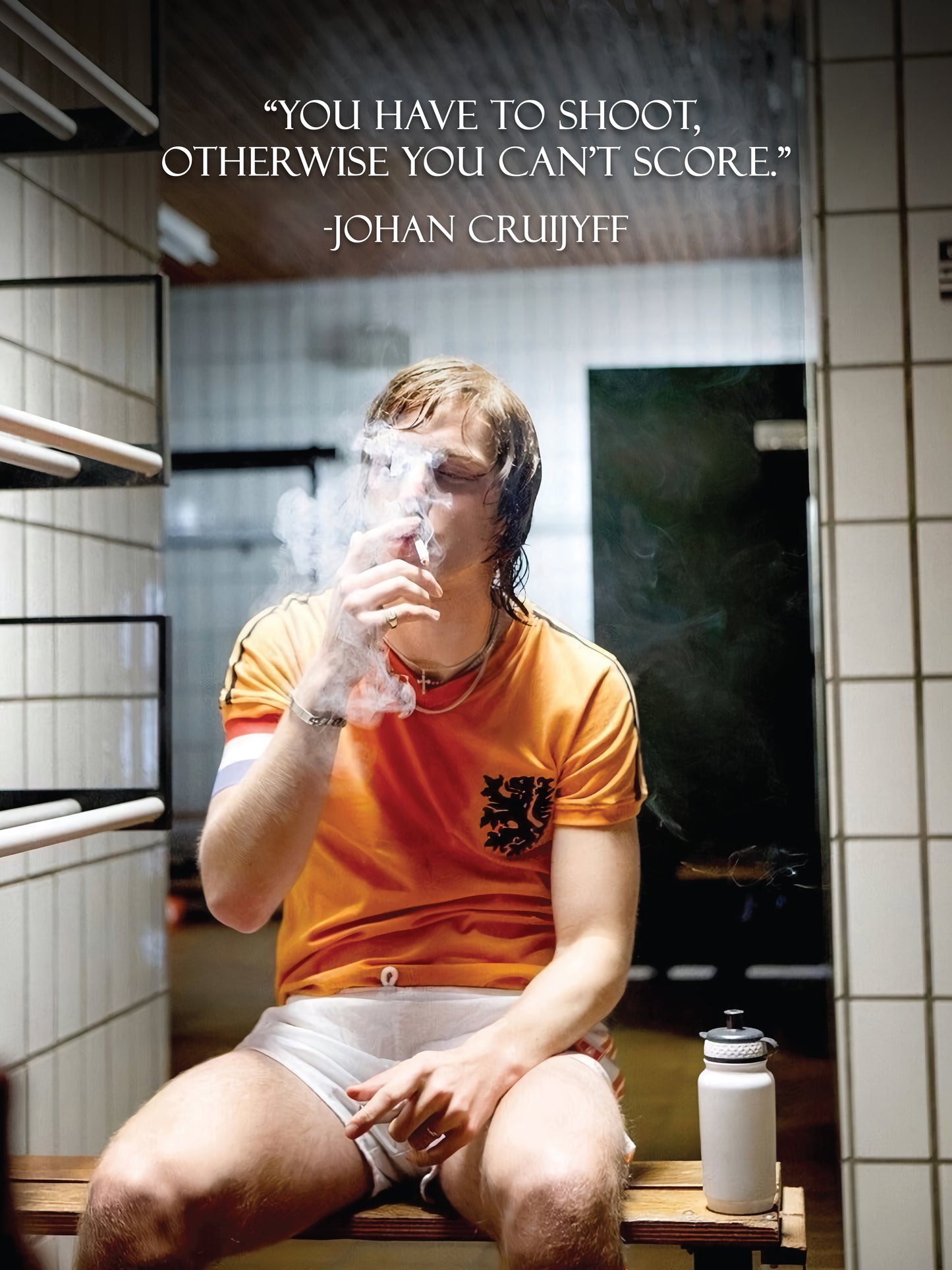 Johan Cruijff - You Have To Shoot Otherwise You Can't Score